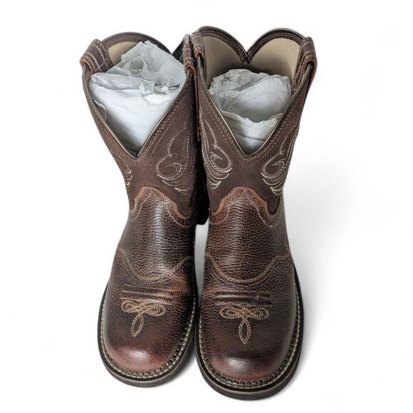 Ariat Fatbaby Heritage Dapper Western Boots 10B Copper Kettle Brown - Picture 3 of 13